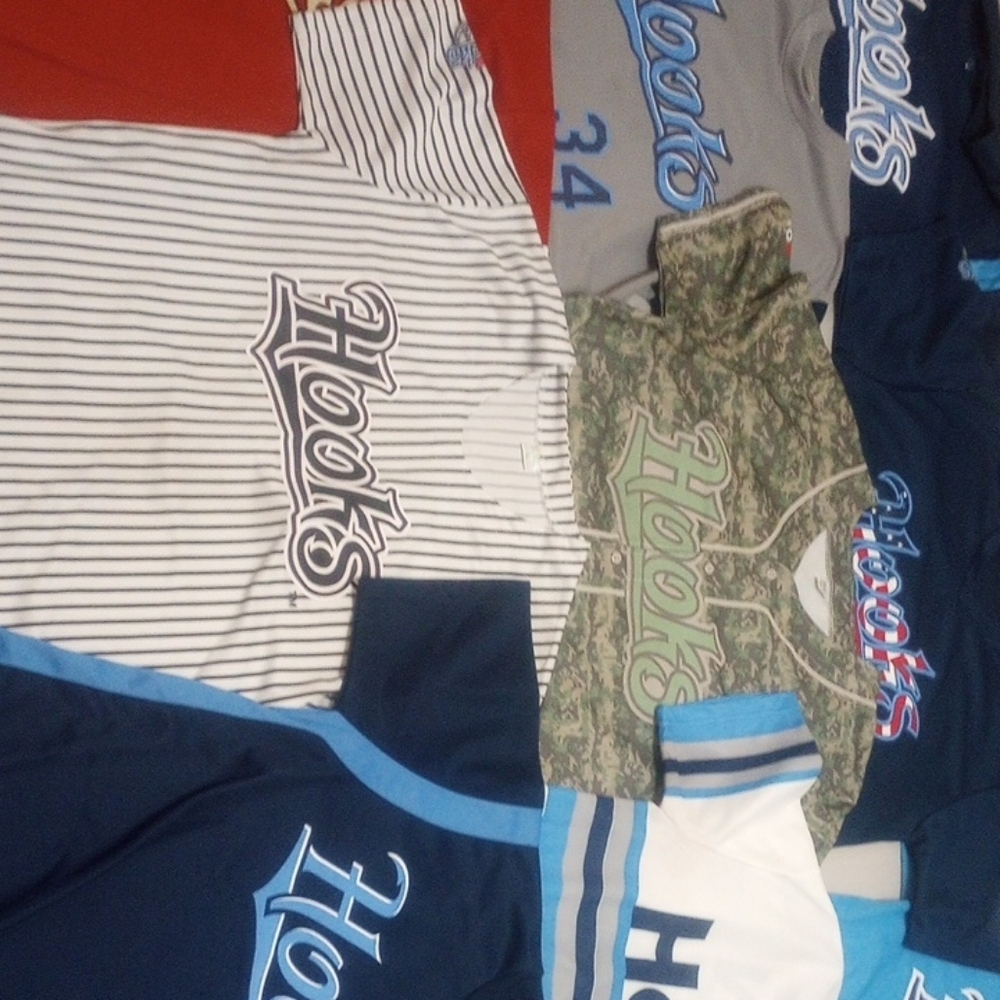 Corpus Christi Hooks/ Houston Astros Promotional Jerseys